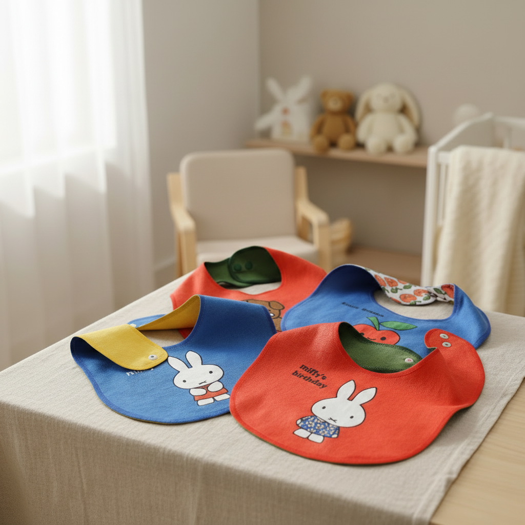 Miffy繪本雙面口水肩