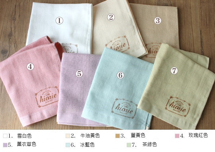 純色紗布毛巾