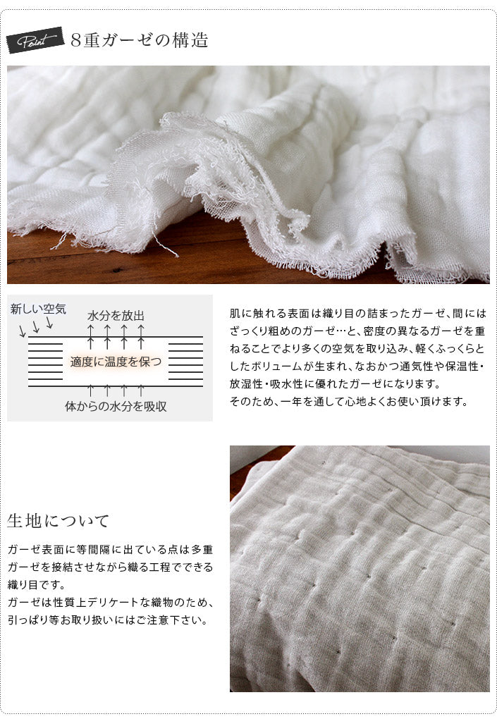 五重紗單人被